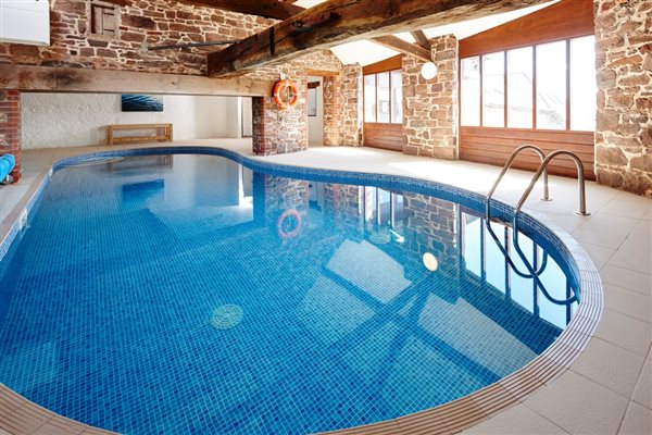 heated indoor swimming pool